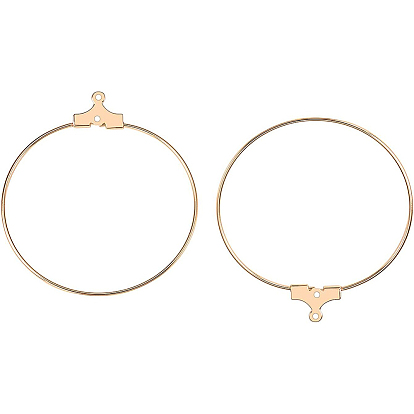 Латунные подвески, долговечный, без никеля , открытый круг / кольцо