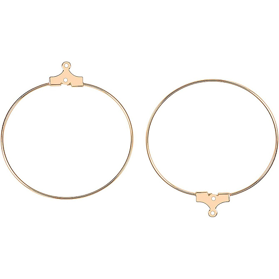 Латунные подвески, долговечный, без никеля , открытый круг / кольцо