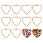 12 латунные подвески шт., сердце