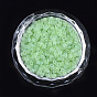 Transparent Glass Cylinder Beads, Seed Beads, Frosted Colours, Round Hole