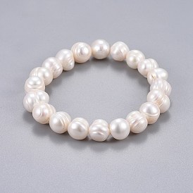 Bracelets de perles naturelles de perles