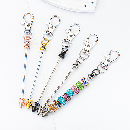 Подвесные украшения из сплава с бусинами