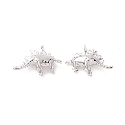 Brass Pendants, Cadmium Free & Nickel Free & Lead Free, Dinosaur Charm