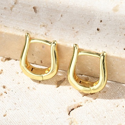 U-образные латунные серьги-кольца, без свинца и без кадмия, долговечный