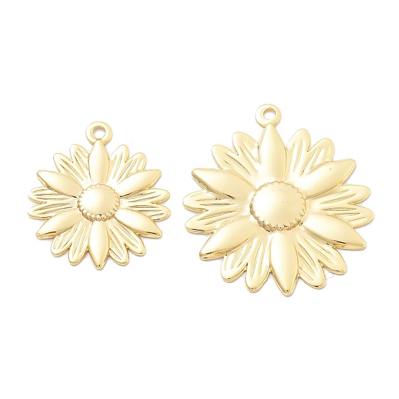 Латунные подвески, без кадмия, без никеля и без свинца, подсолнечник