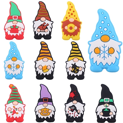 Силиконовые фокусные шарики, изготовление ожерелий diy, рождественский гном