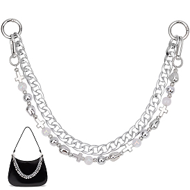 2шт. 2 виды алюминиевых, пластиковых и акриловых цепей для бордюров, удлинительные цепи для сумок