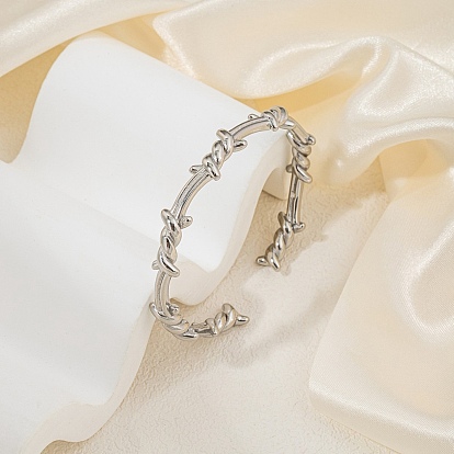 304 из нержавеющей стали манжеты браслеты, чертополох и тернии