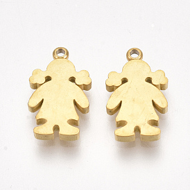 Ионное покрытие (ip) 201 брелоки из нержавеющей стали, Подвески для девочек