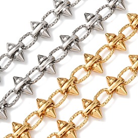 304 цепи из нержавеющей стали с шипами в стиле панк, несварные, с катушкой