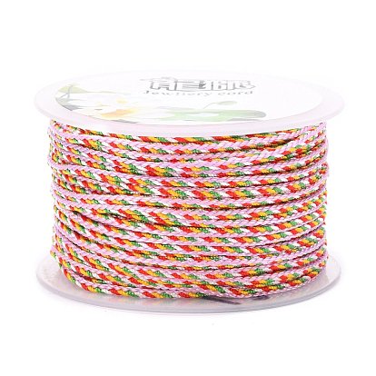 Multi-Color Decorative Nylon Twisted Cord, Nylon Rope String, for Home Decoration, Embellish Costumes, Bag Drawstrings