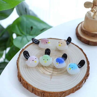 Мини стеклянные фигурки птиц статуэтки для домашнего офиса украшение рабочего стола