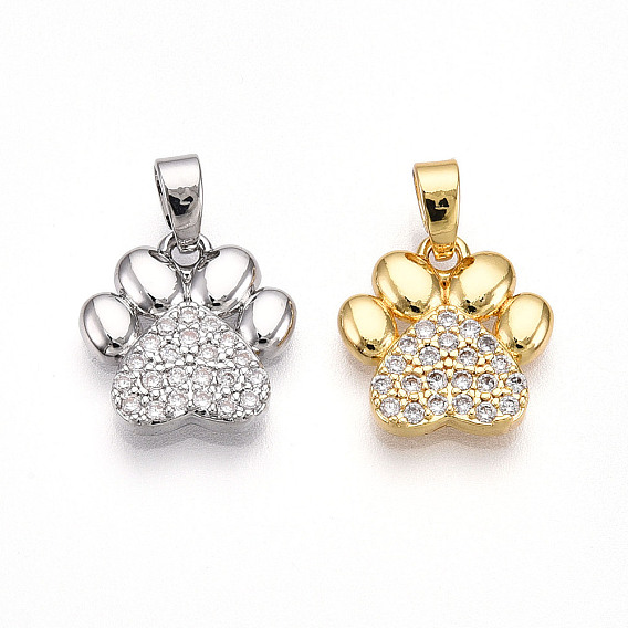 Латунные микро проложить кубического циркония подвески, без кадмия и без свинца, след прелести