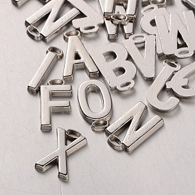 Тибетском стиле сплава алфавита подвески, ~ Z, 17~18x6~12x2 мм, отверстие : 1x3 мм, 26 шт / комплект