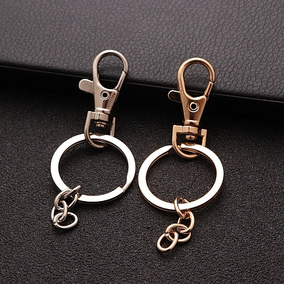 Железный брелок застежка, с поворотными застежками