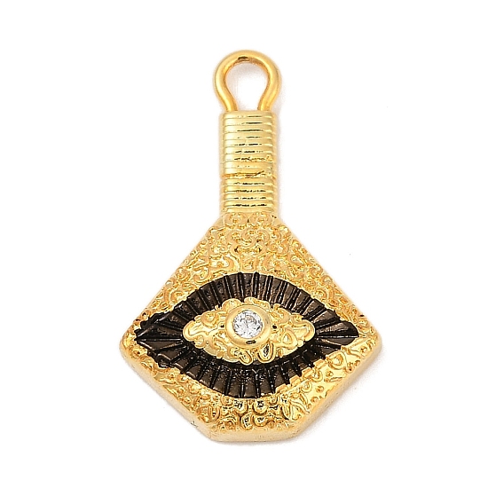 Подвески-глаза из прозрачного кубического циркония из латуни, стойки покрытие, без кадмия и без свинца, прочное покрытие