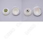 2 Colors Craft Eyes, Acrylic Outside and Resin Filling Inside, for Doll Making, Half Round