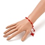 Adjustable Nylon Threads Braided Bracelets, Cross