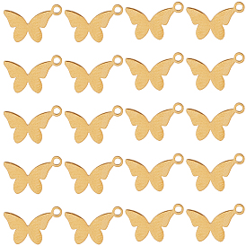 30шт. подвески из нержавеющей стали, очарование бабочки