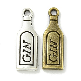 Tibetan Style Alloy Pendants, Lead Free & Cadmium Free, Bottle