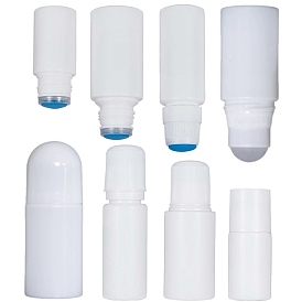 12 наборы 4 стили губка головка аппликатор флакон, HDPE (полиэтилен высокой плотности) жидкая бутылка для линиментов, многоразовый косметический дорожный контейнер для ухода за кожей