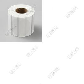 1 Roll 400Pcs Paper Holographic Thermal Printable Label Stickers, Self-Adhesive Thermal Printer Labels for Gift Wrapping, DIY Logo Design