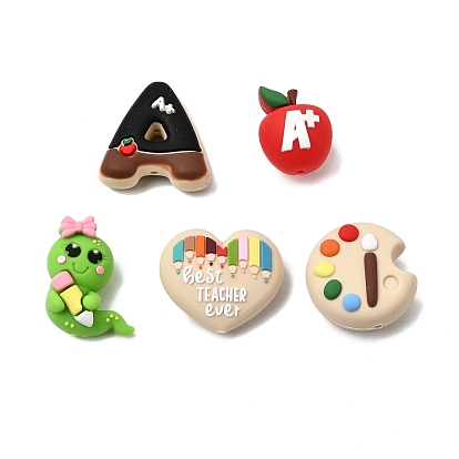 Силиконовые бусины ко Дню учителя, фокусные бусы