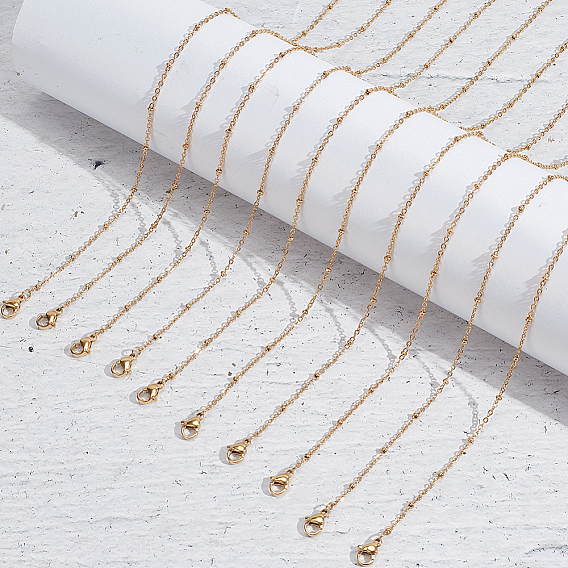 10 шт 304 комплект из нержавеющей стали со спутниковой цепью для мужчин и женщин