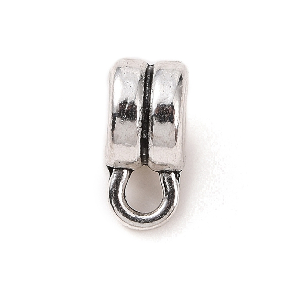 Tibetan Style Alloy Tube Bails, Loop Bails, Hanger Links, Column