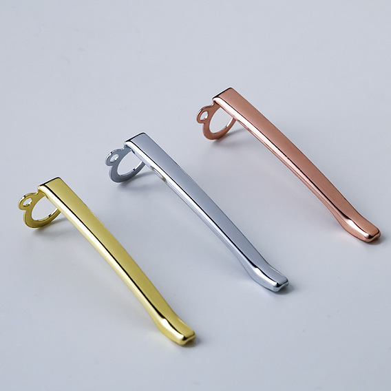 Alloy Replacement Pen Clips, Snap In Pencil Clips for Shirt Pocket, Pen Findings for Hanging Pendants, School & Office Supplies