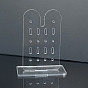 Transparent Acrylic Earring Display Stand