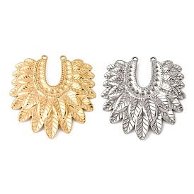 304 Настройки горный хрусталь из нержавеющей стали кулон, лист