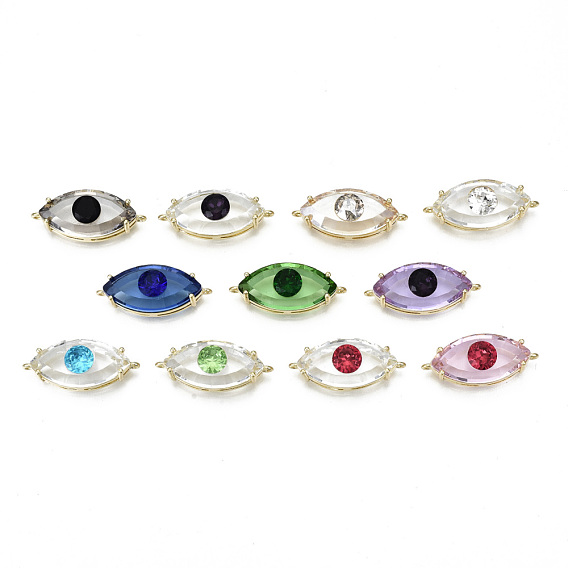 BHs Glasgliederverbinder, Nickel frei, golden, Auge