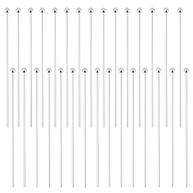 30 шт. 925 булавки с шарообразной головкой из стерлингового серебра
