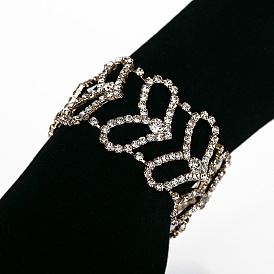 Sparkling Rhinestone Bracelet for Women - Elegant and Chic Bridal Accessory