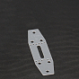 PVC Frosted Leather Punching Positioning Template Set, Belt Holes Templates, for DIY Leathercraft Tools