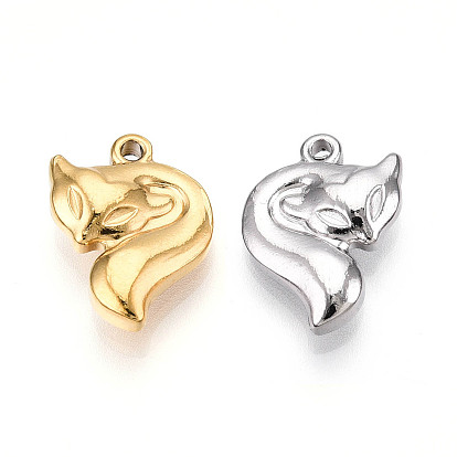 304 подвески из нержавеющей стали, ионное покрытие (ip), лиса прелести