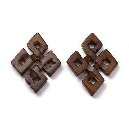 Резные подвески из окрашенного натурального нефрита сюянь, ромб прелести