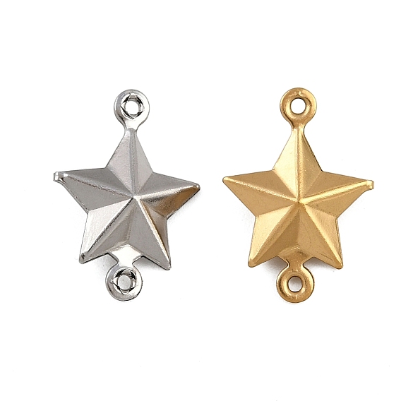 304 подвески из нержавеющей стали, звездные ссылки, ионное покрытие (ip)