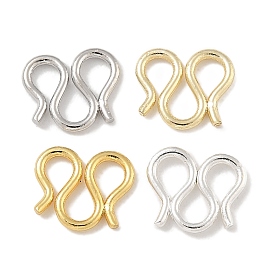 Brass S-Hook Clasps, M Clasps