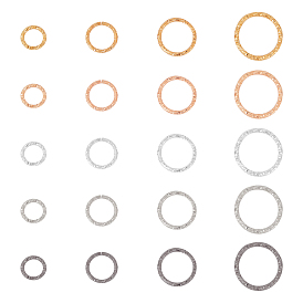 400Pcs 20 Style Iron Jump Rings, Open Rings Rings