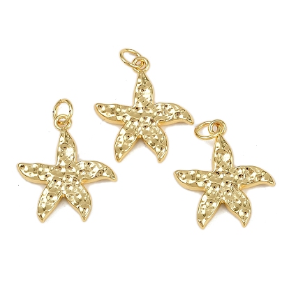 Латунные подвески, морская звезда, с целью перехода в кольце, стойки покрытие, долговечный, без кадмия и без свинца