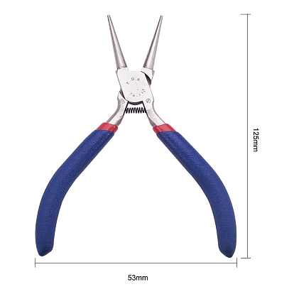Jewelry Pliers, #50 Steel(High Carbon Steel) Round Nose Pliers