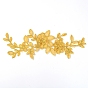 Computerized Embroidery Polyester Iron on/Sew on Patches, Costume Accessories, Appliques, Flower