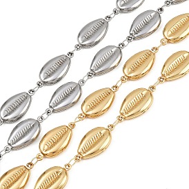 304 Цепи из нержавеющей стали в форме ракушки, несварные, с катушкой, ионное покрытие (ip)