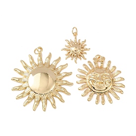Латунные подвески, солнечные чары, без кадмия и без свинца, стойки покрытие, долговечный, с целью перехода в кольце