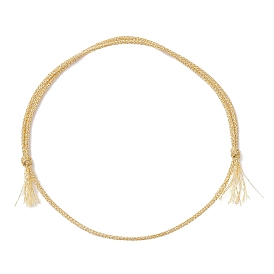 Изготовление браслета из полиэфирного плетеного шнура