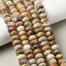 Природные сумасшедший агат бисер нитей, рондель