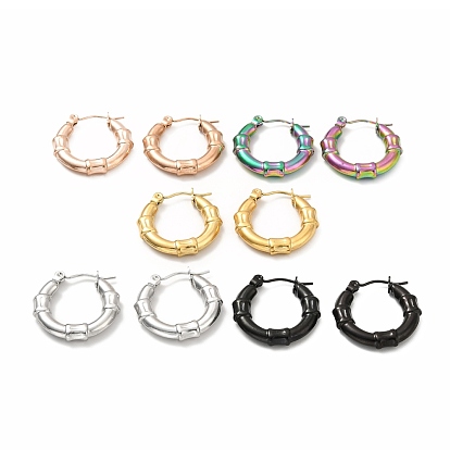 304 Stainless Steel Chunky Hoop Earrings for Women