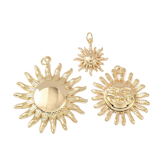 Латунные подвески, солнечные чары, без кадмия и без свинца, стойки покрытие, долговечный, с целью перехода в кольце
